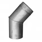 Отвод (колено) 45 из оцинковки (диаметр 80-300)