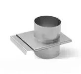 Шибер из оцинковки регулятор тяги Ø80-300мм