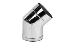 Колено 45 градусов из нержавеющей стали Ø100-300 AISI-201