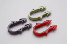 Крепление для трубы теплого пола.Скоба якорная.