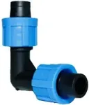 Колено зажимает для капельной ленты (поворот)