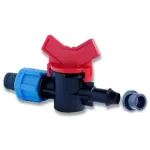 Кран стартовый для капельной ленты с резинкой.