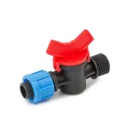 Кран стартовый наружная резьба 1/2" для капельной ленты.