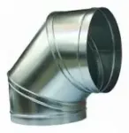 Отвод (колено) дымоходный 90° из нержавеющей стали Ø 100-250 (AISI-430)