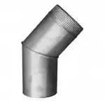 Отвод (колено) дымоходный 45° из нержавеющей стали Ø 100-250 (AISI-430)