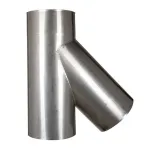 Тройник дымоходный 45° из нержавеющей стали 100-500 (AISI-304)
