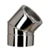 Отвод (колено) утепленный 45° нерж/нерж AISI 321