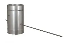 Кагла дымоходная (регулятор тяги) из нержавеющей стали