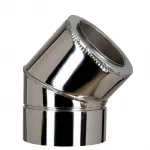 Колено утепленное 45° нерж/нерж AISI 430