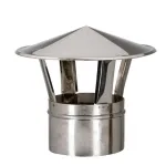 Грибок для дымохода из нержавеющей стали толщиной 0.8 мм.