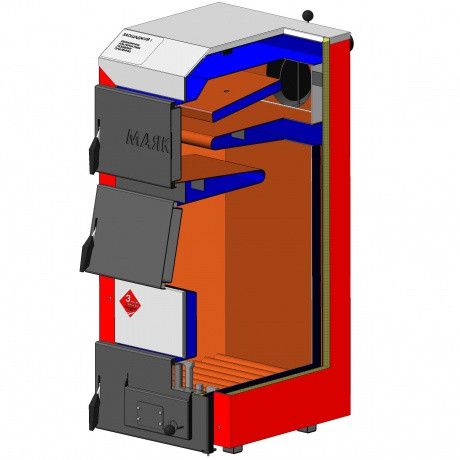Твердопаливний котел з водоохолоджуваними колосниками АОТ-20 STANDARD PLUS